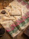 Tew Soft Linen Printed Sarees Wholesale Clothing Distributors In India
